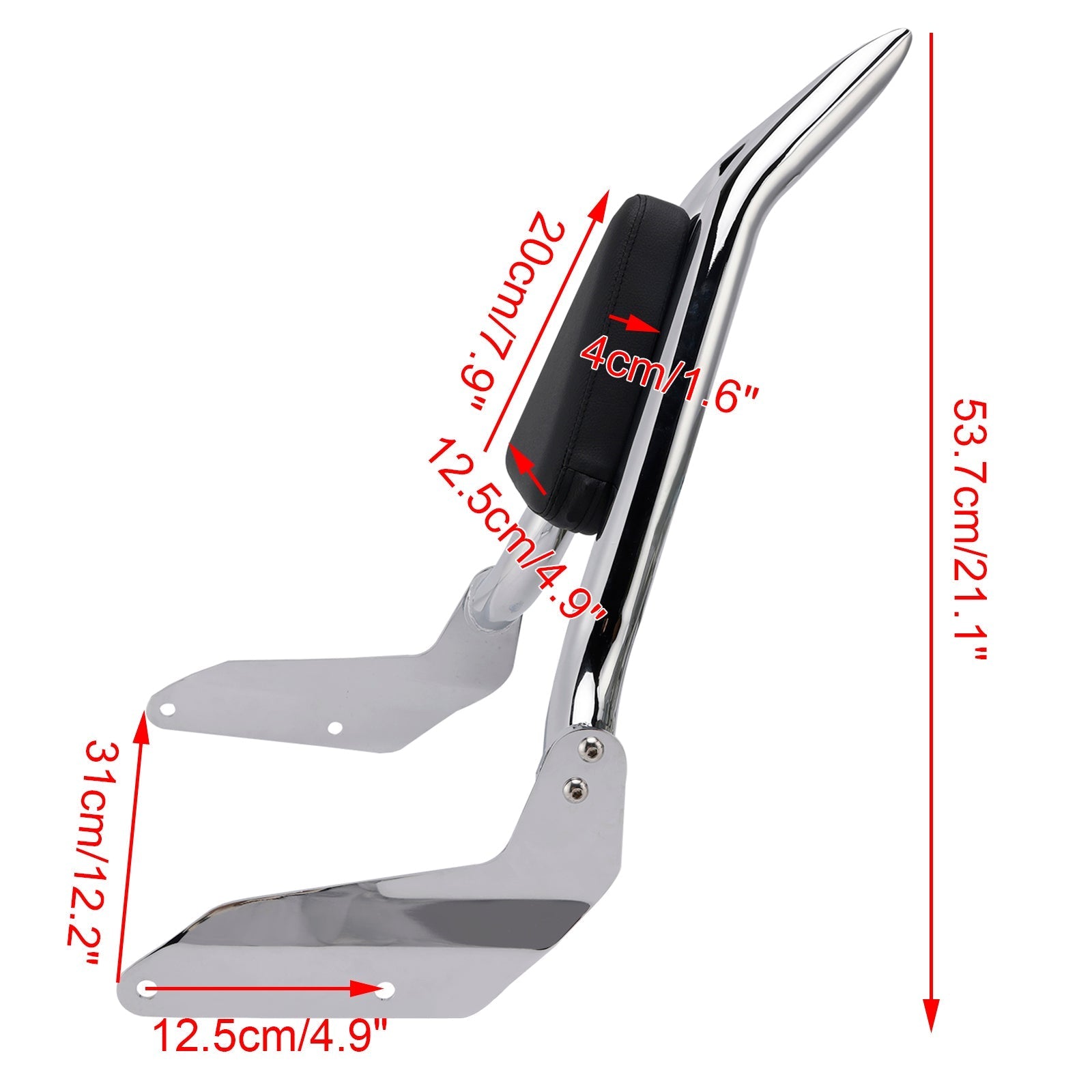Passenger Backrest Sissy Bar for 1995-2006 Honda Magna VF 250