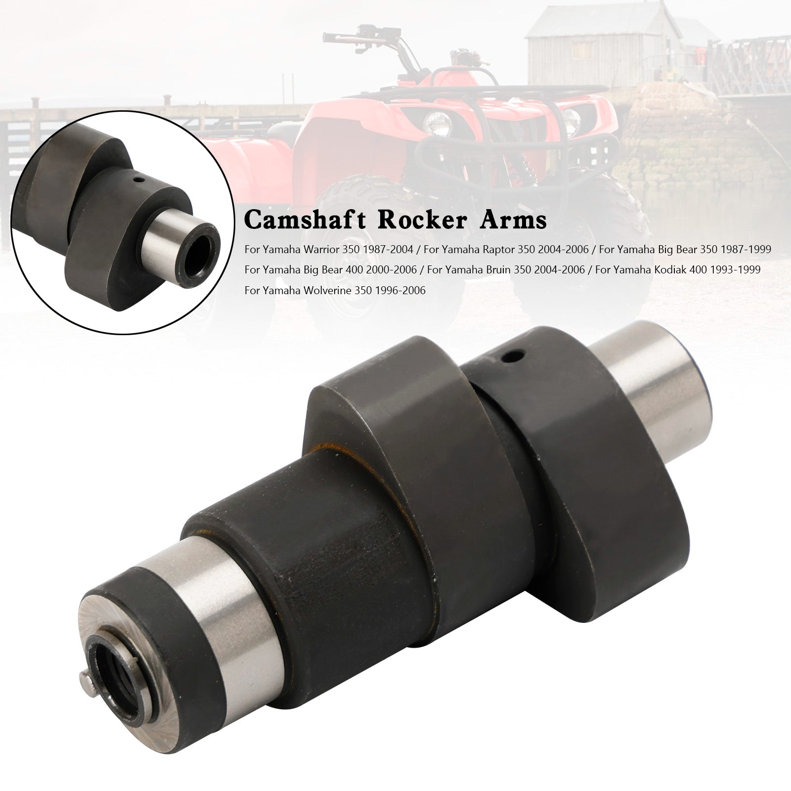 Genuine Yamaha 1YW-12170-00 5UH-1217 Big Bear Bruin Kodiak Raptor Warrior 350 Camshaft Assembly