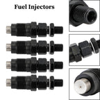 Mitsubishi L200 K74 4D56T 2.5TD Fuel Injectors Set 4PCS MD196607 1996-2006