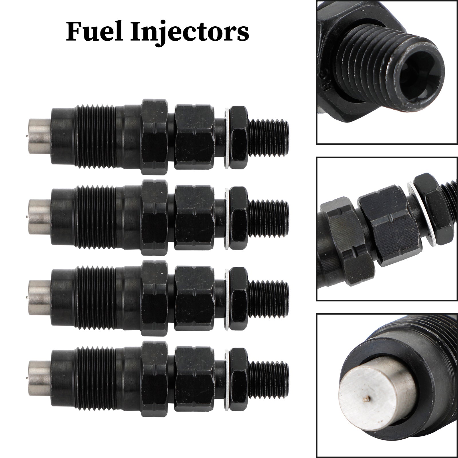 Mitsubishi L200 K74 4D56T 2.5TD Fuel Injectors Set 4PCS MD196607 1996-2006