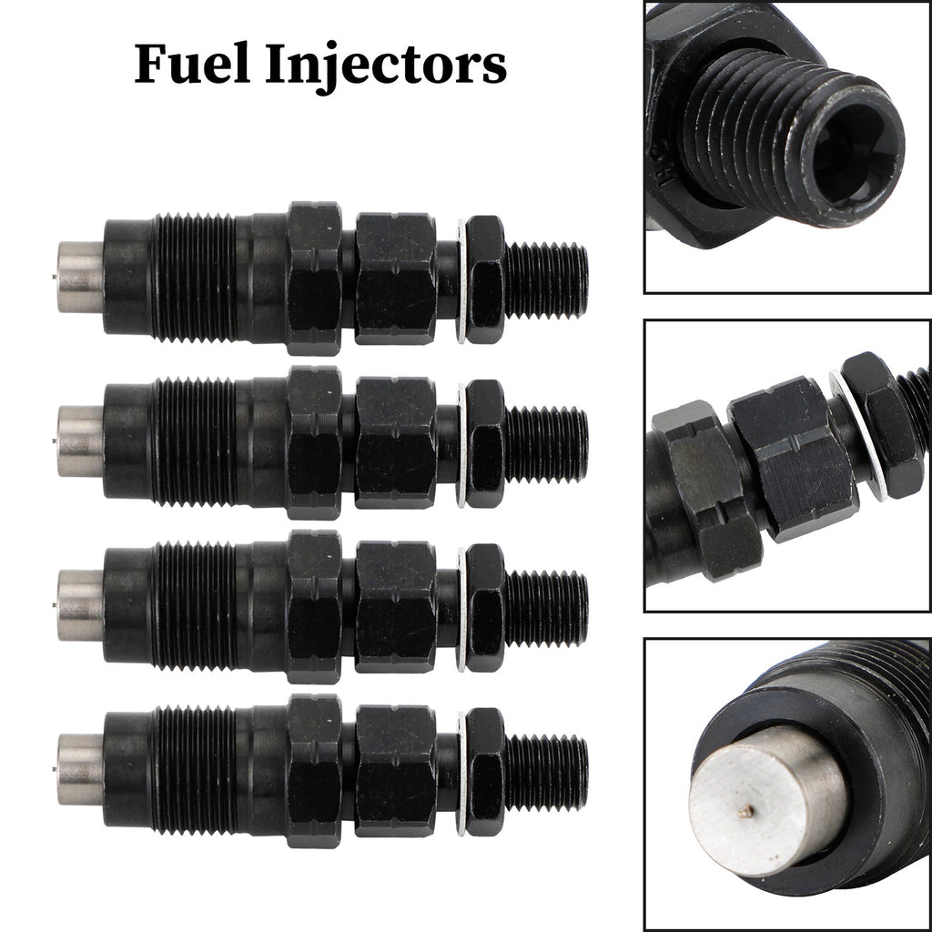 MD196607 4D56T Fuel Injection System 4 Piece Injectors for Mitsubishi L200 Pickup 1996-2006