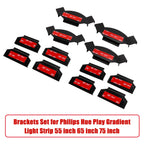 Philips Hue Play Gradient 55/65/75 Inch Light Strip Bracket Set - 2 Piece Mount Hardware