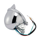 22 Chrome Motorcycle Spotlight Headlight Lamp Universal Coler Switch Fits