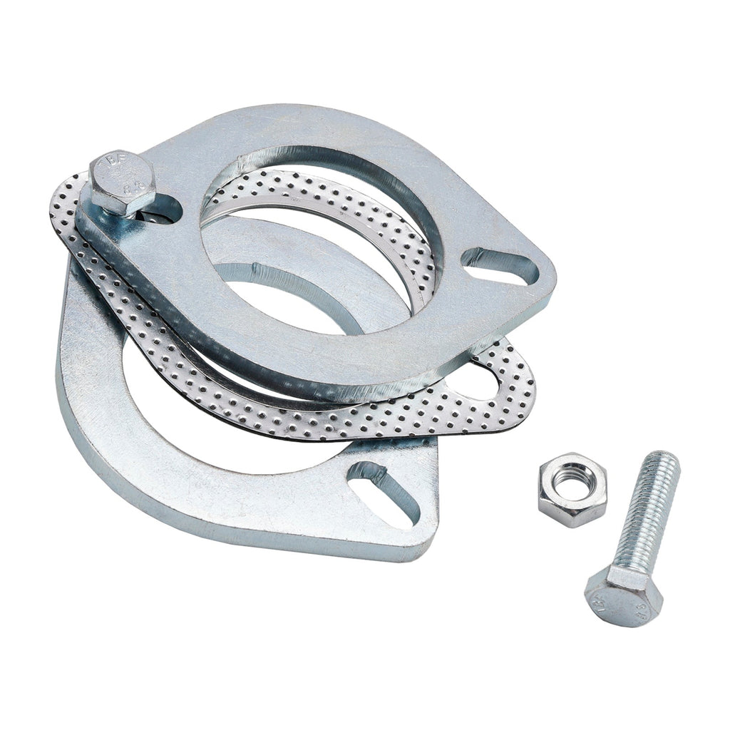 Exhaust Pipe Repair Flanges Steel 2.5" 64mm Joint Connectors with Hardware