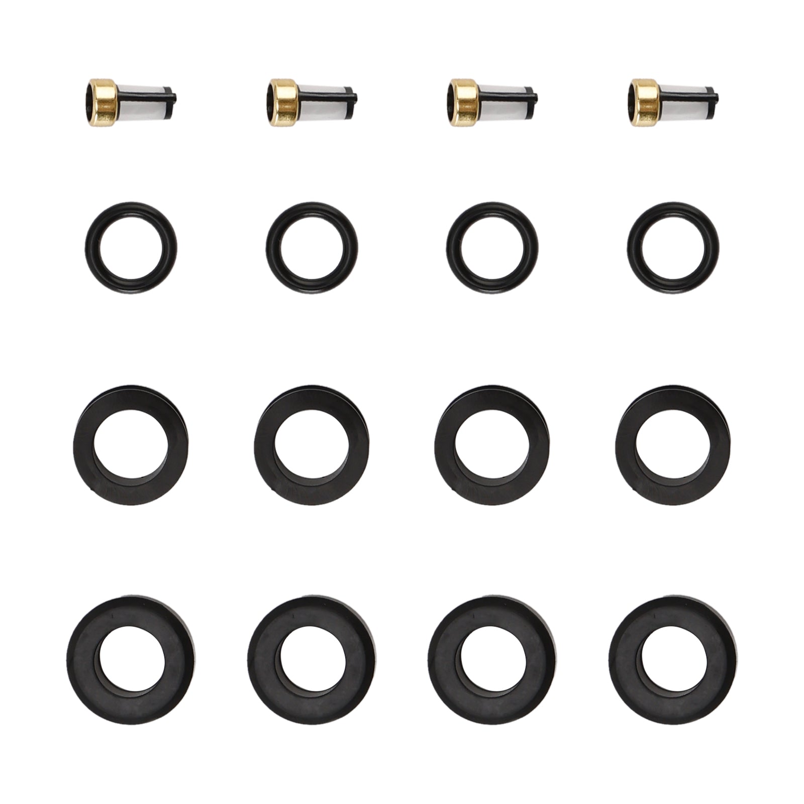FC RX-7 1986-1991 13B Rotary Engine 4 Piece Fuel Injector Filter Seal O-Ring Kit