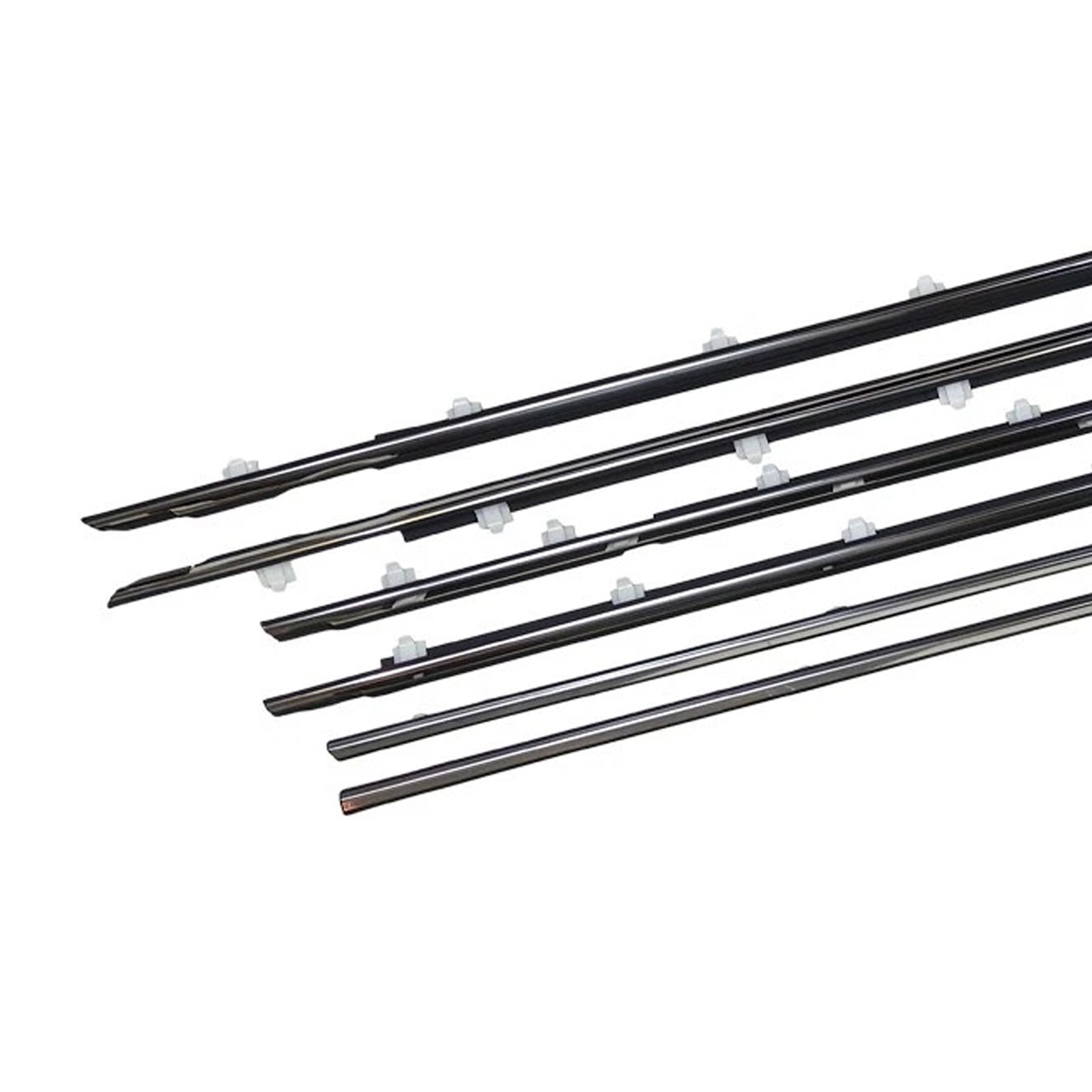 Lexus LX450 FZJ80 1996 1997 1998 6-Piece Door Molding Belt Weatherstrip 75710-60011 75720-60011