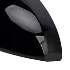 Side Mirror Covers for 07/2006-05/2015 Peugeot 207 Hatchback Bright Black Rearview Housing