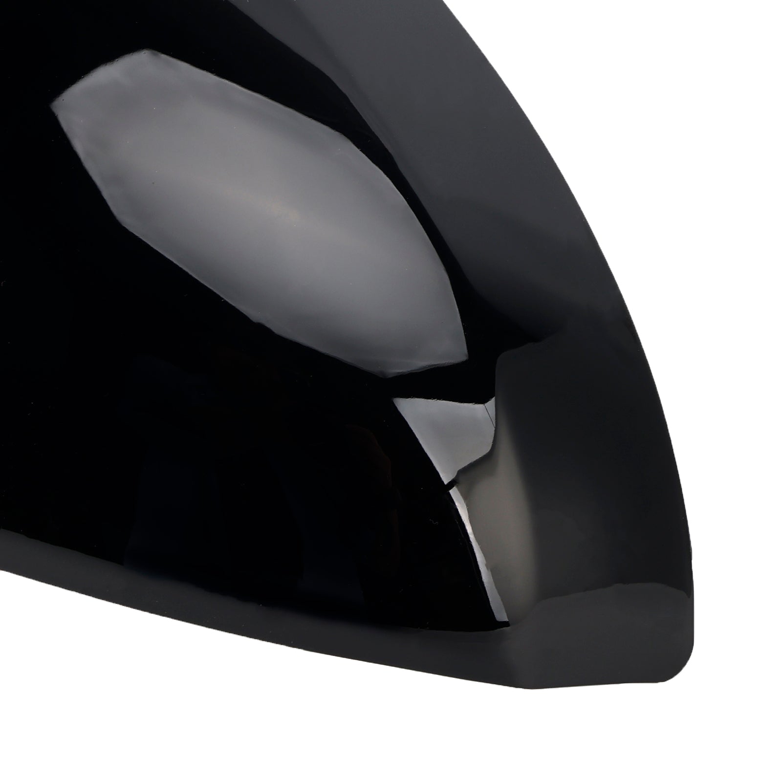 Side Mirror Covers for 07/2006-05/2015 Peugeot 207 Hatchback Bright Black Rearview Housing