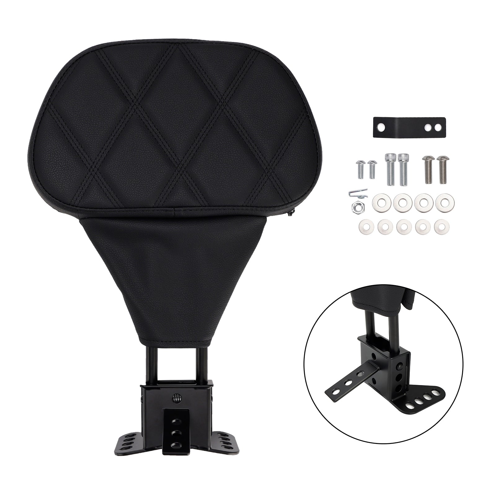 Tri Glide Road King Road Glide Street Electra 1988-2008 Driver Backrest Pad