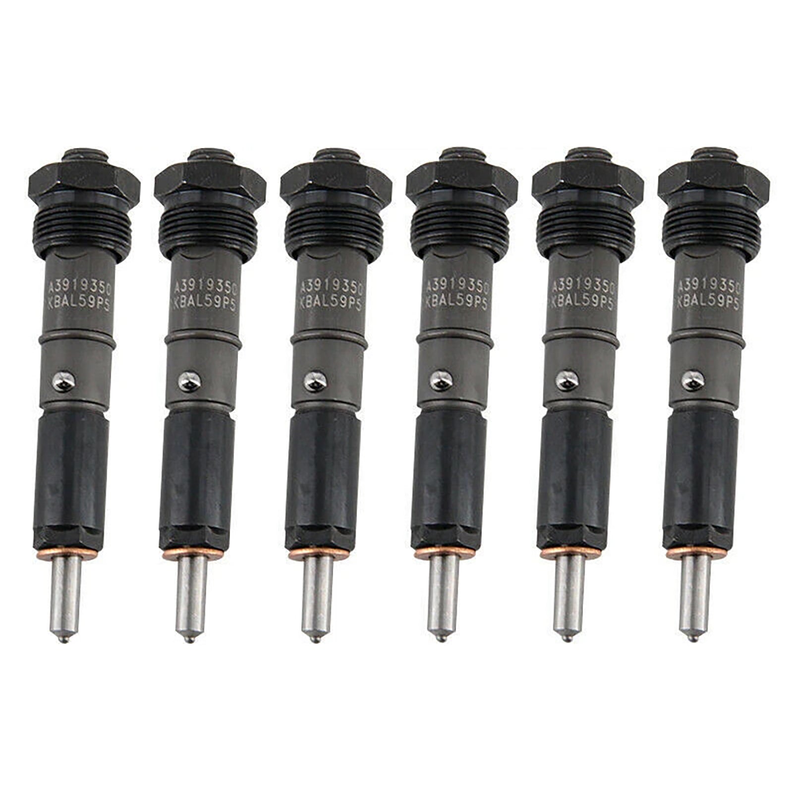 1989-1993 Dodge D250 D350 Cummins 5.9L 12V 6-Pack Fuel Injector Assembly 3919350