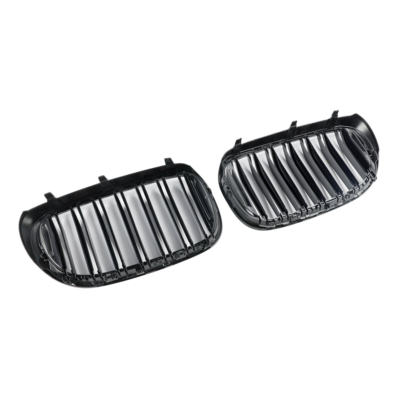 BMW 7 Series G11 Pre-Facelift 5-Door Sedan Black 2-Slat Front Kidney Grille 2015-2019