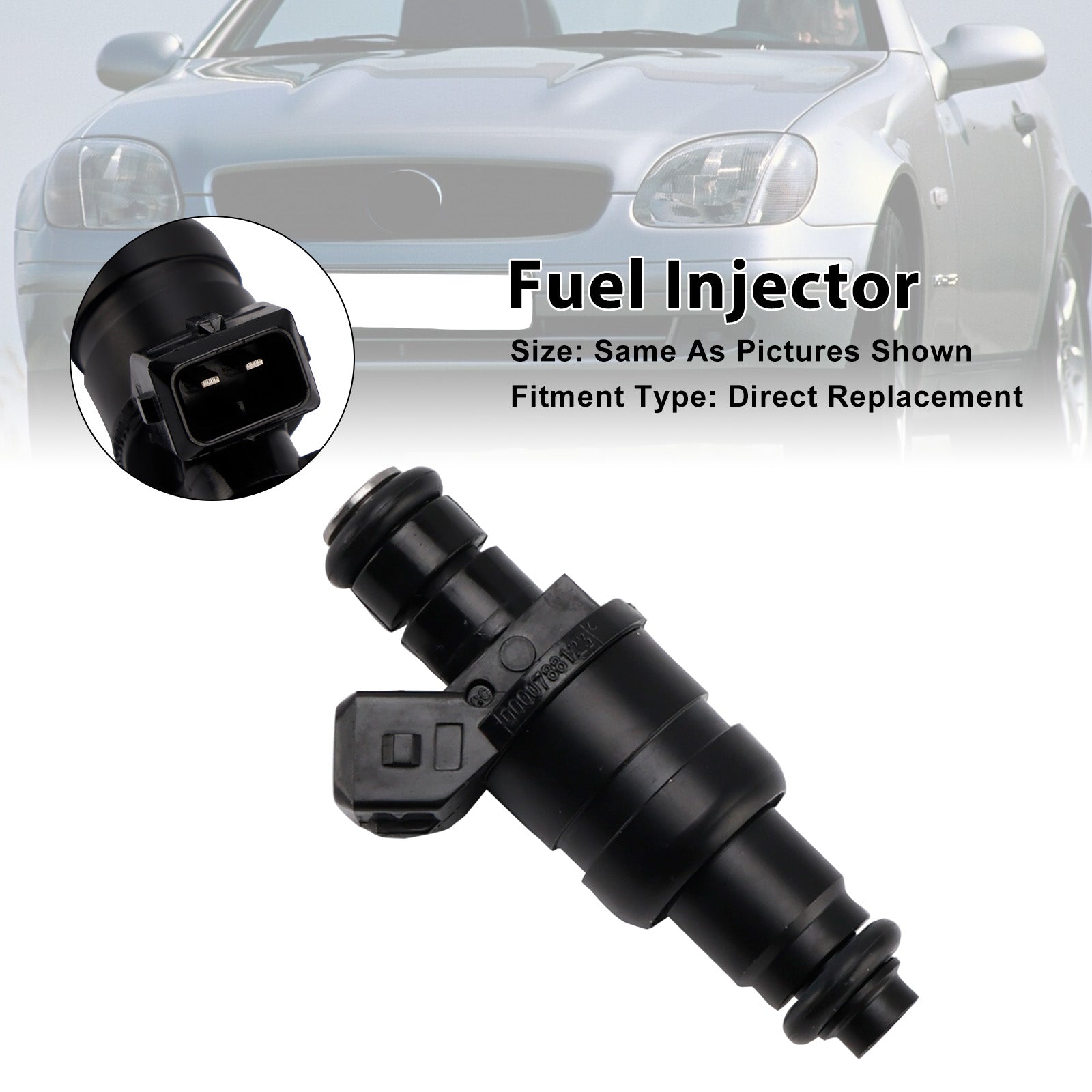 1 Piece Fuel Injector Compatible with Mercedes-Benz SLK 230 Kompressor R170 96-2000