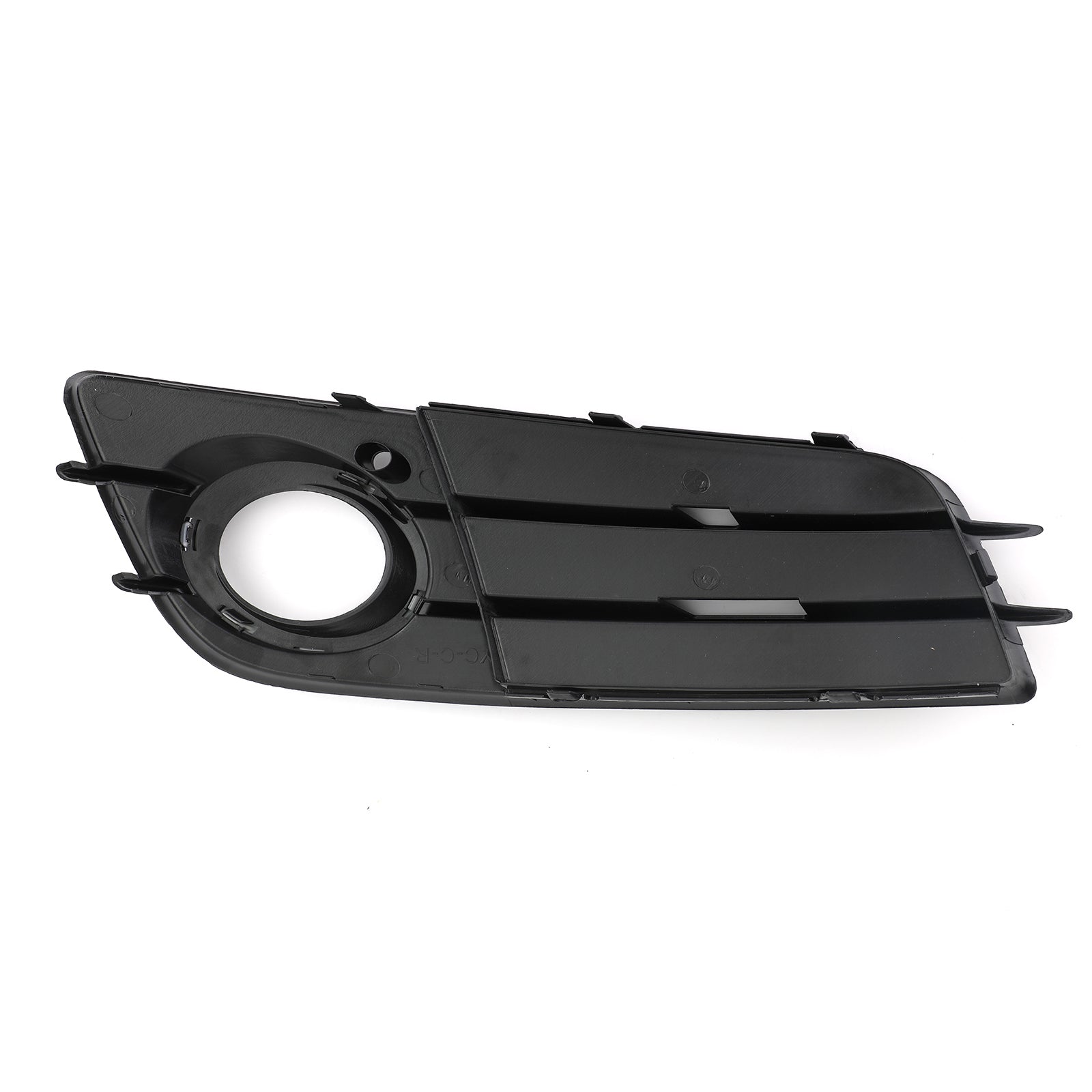 Front Bumper Fog Light Grille Cover Black For Audi A4 S4 S-LINE 2008 2009 2010 2011 2012 Pair