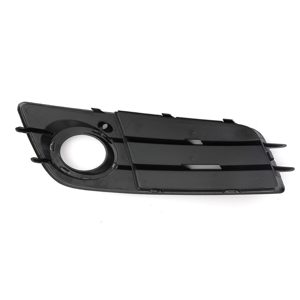 Audi A4 S4 S-LINE 2008-2012 Black Front Bumper Fog Light Grille Cover Set of 2