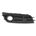 Audi A4 S4 S-LINE 2008-2012 Black Front Bumper Fog Light Grille Cover Set of 2