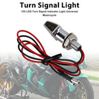 12V Universal LED Indicator Light for Motorcycle Turn Signals 8mm Yamaha