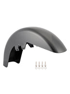 Black Front Fender ABS Compatible with 1989-2013 Harley-Davidson Road King Street Glide Touring