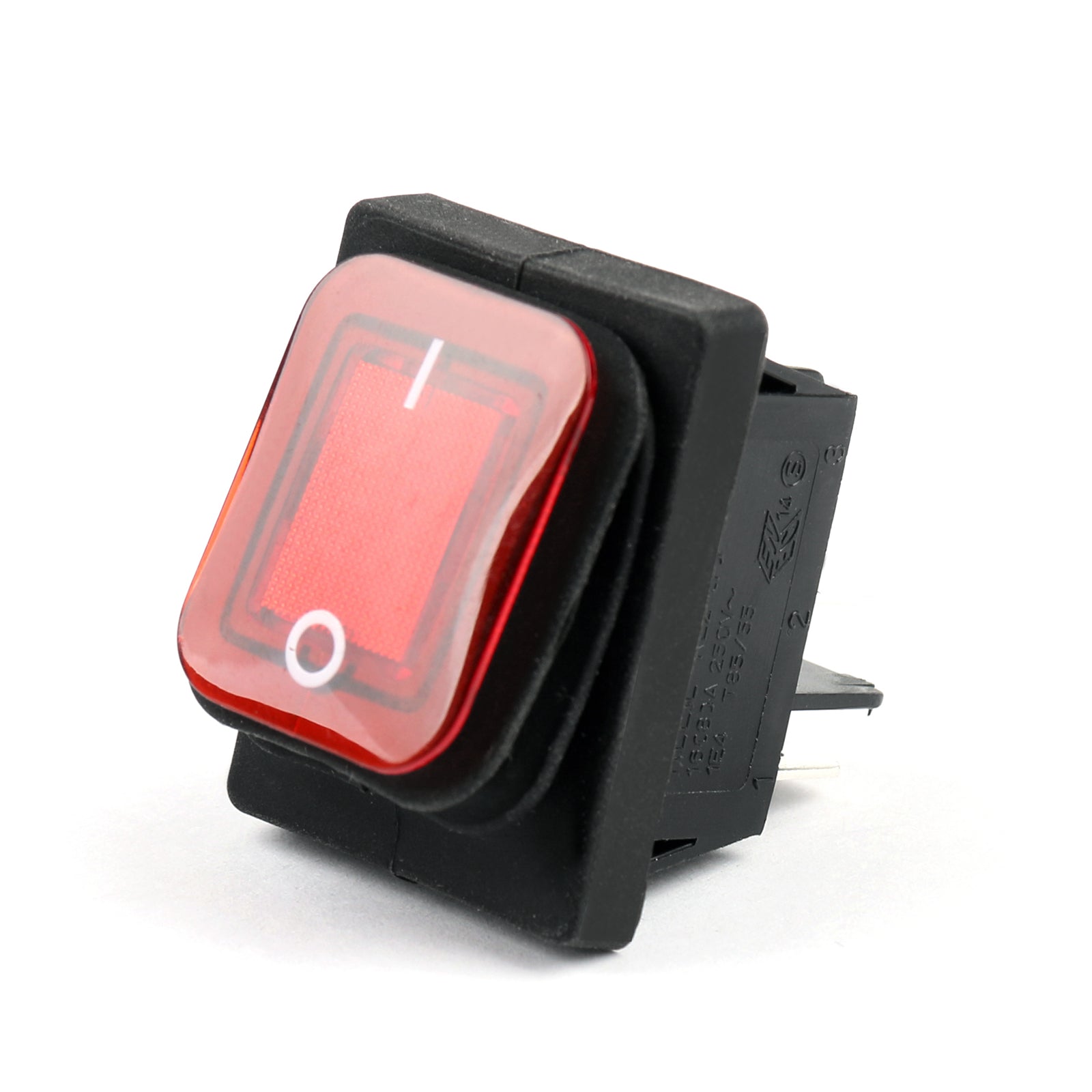 RLEIL RL2-102 1Pcs Red 4Pin Automotive Rocker Switch Waterproof IP65 ON/OFF 125/250VAC