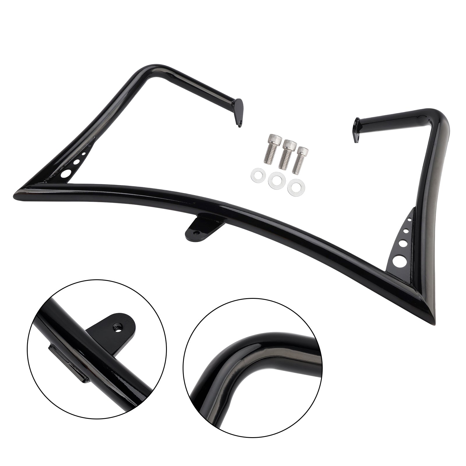 1997-2006 Harley-Davidson FLHTCI Electra Glide Classic EFI Black Engine Guard Crash Bar Bumper Protector