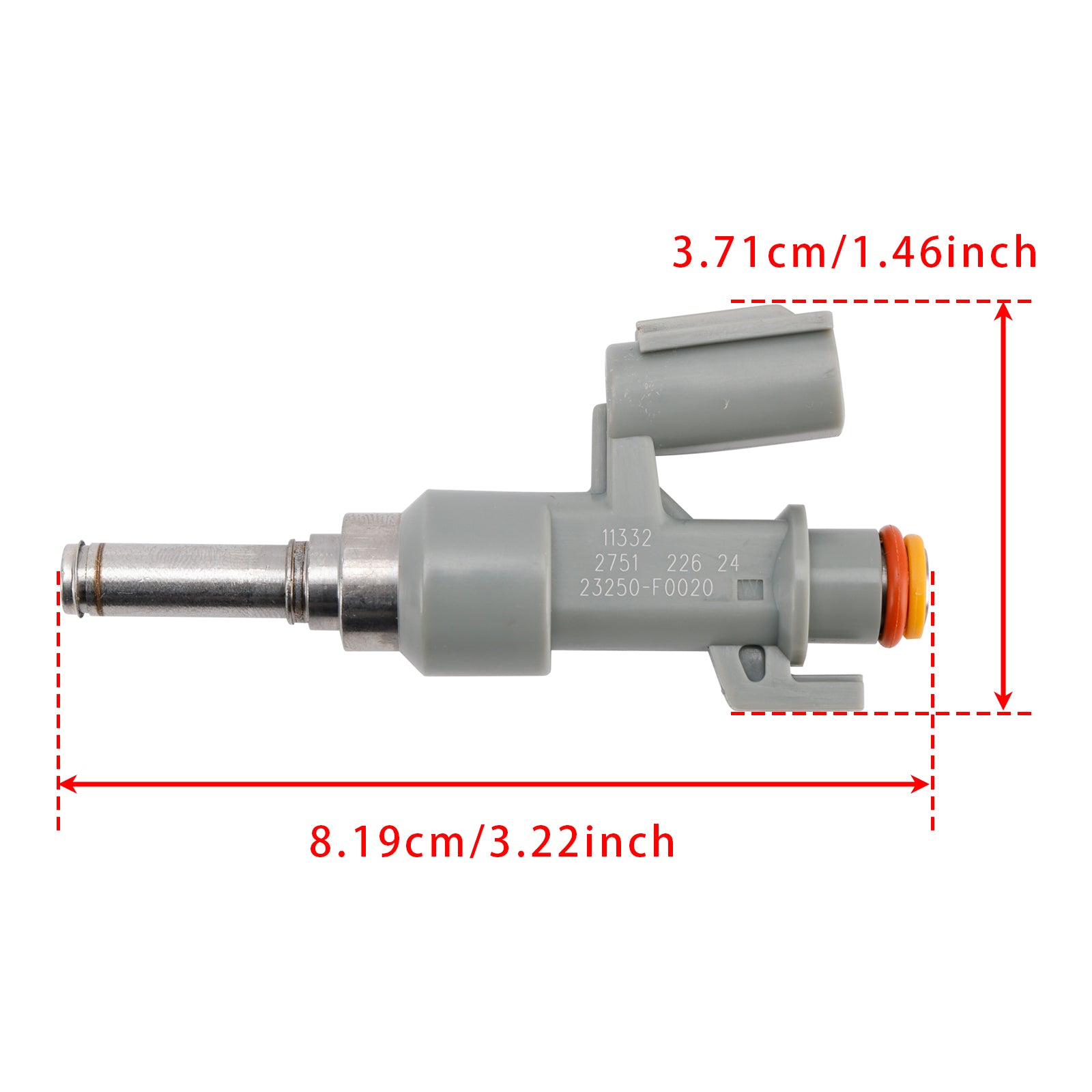 Fuel Injector 23250-25020 Compatible with Toyota RAV4 Camry Highlander Lexus NX RX 2.5L