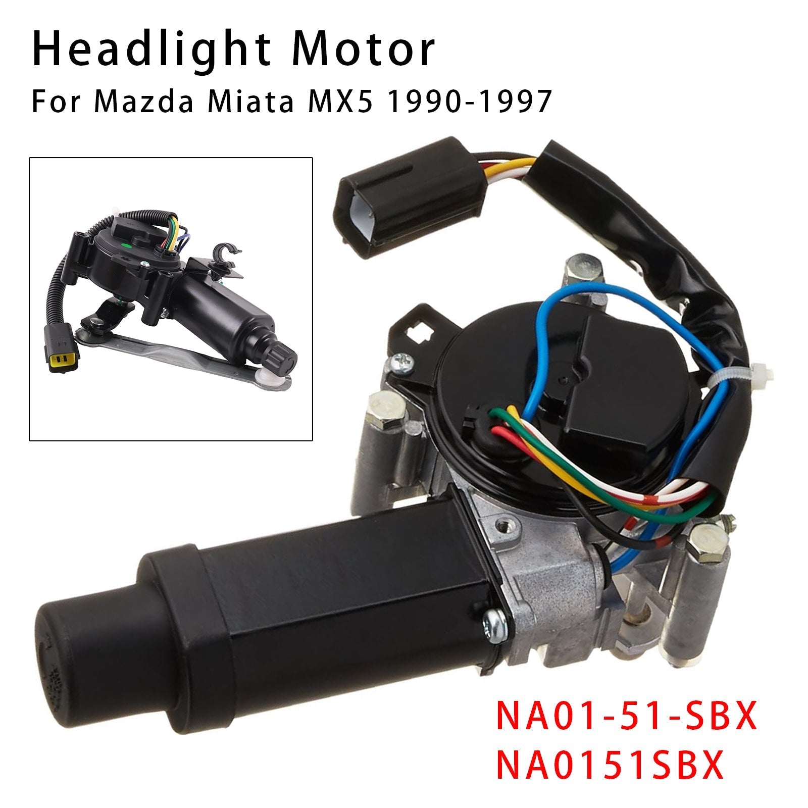 Mazda Miata MX5 NA01-1997 Driver Side Headlight Motor NA0151SBX