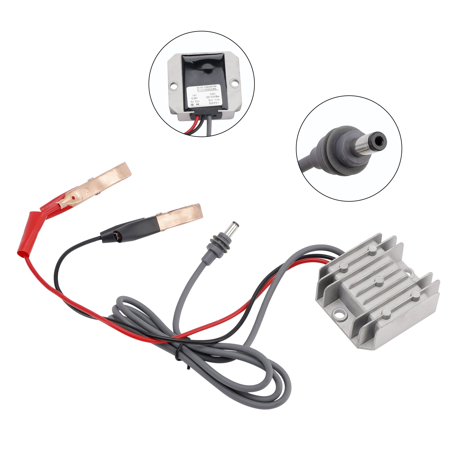 12V/24V To 30V DC Boost Converter 3.5A Kit Including Power Connection Cable