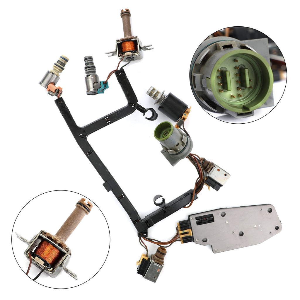 4L60E PWM Solenoid Assembly Kit 7pc Generic Harness 1993-2002 Transmission