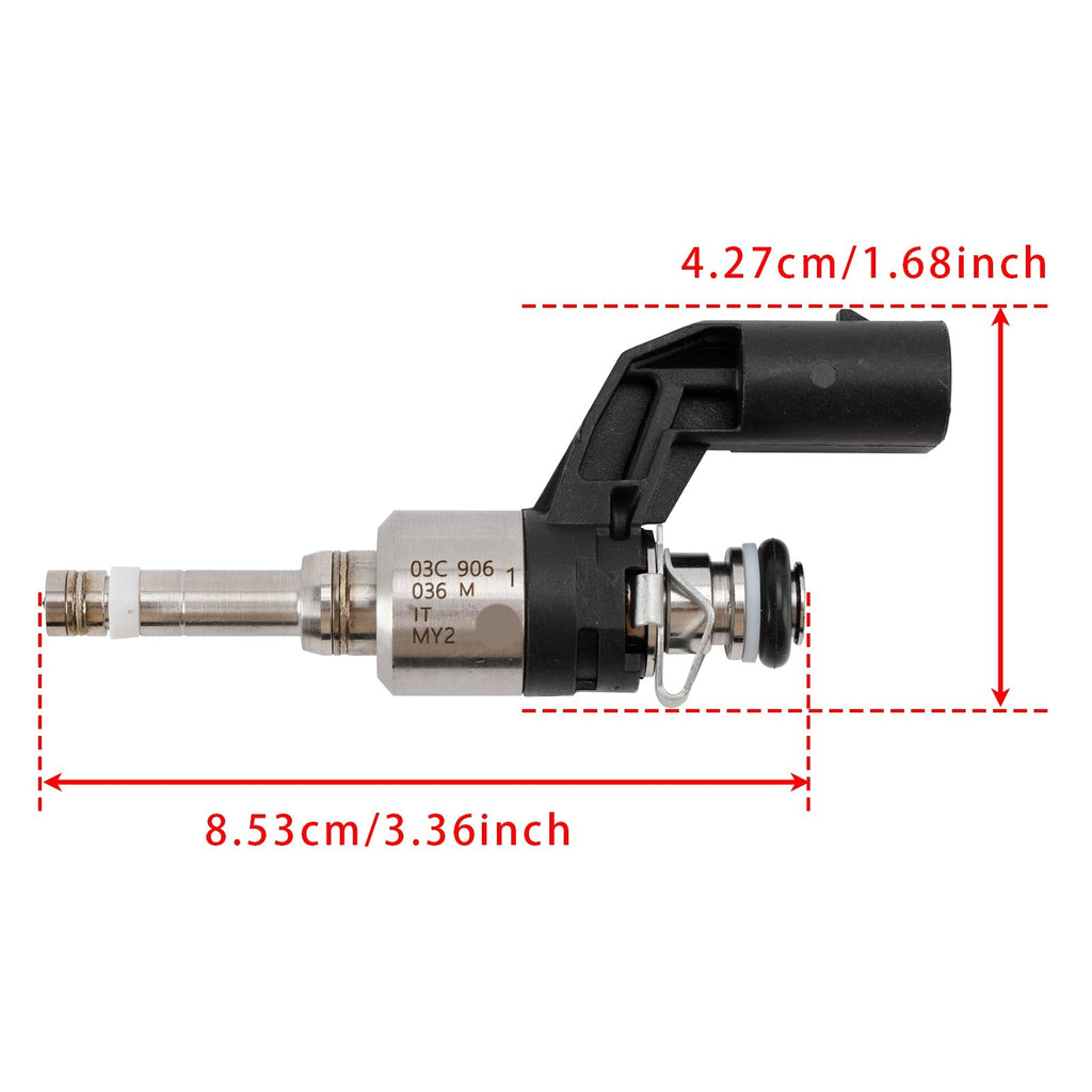 Fuel Injector 03C906036E 03C906036M for Volkswagen Golf V VI Polo and Audi A1 1.4L