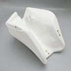1985-2005 Kawasaki KLR250 KLR 250 White 3.2 Gallon Oversized Fuel Tank