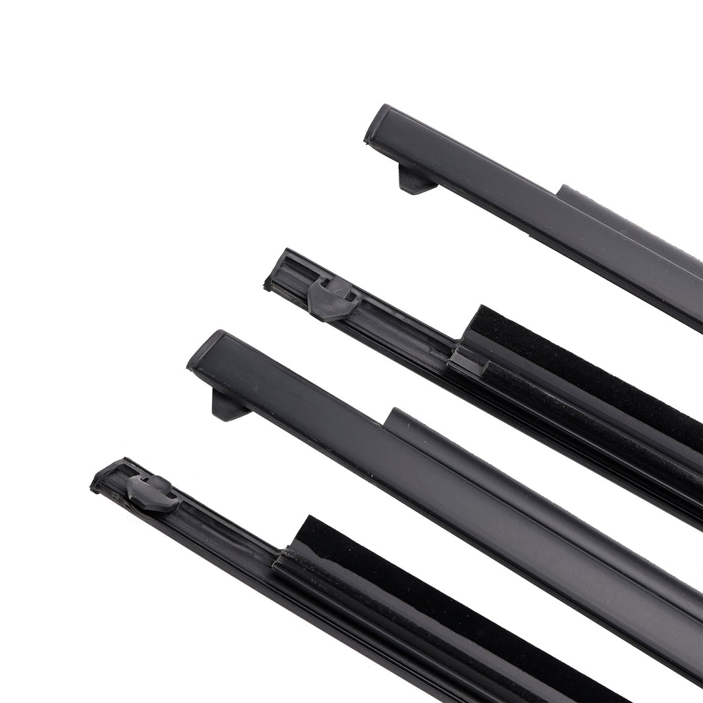 1996 1997 1998 1999 2000 2001 4Runner Door Weatherstrip Outer Molding Glass Belt 4PC