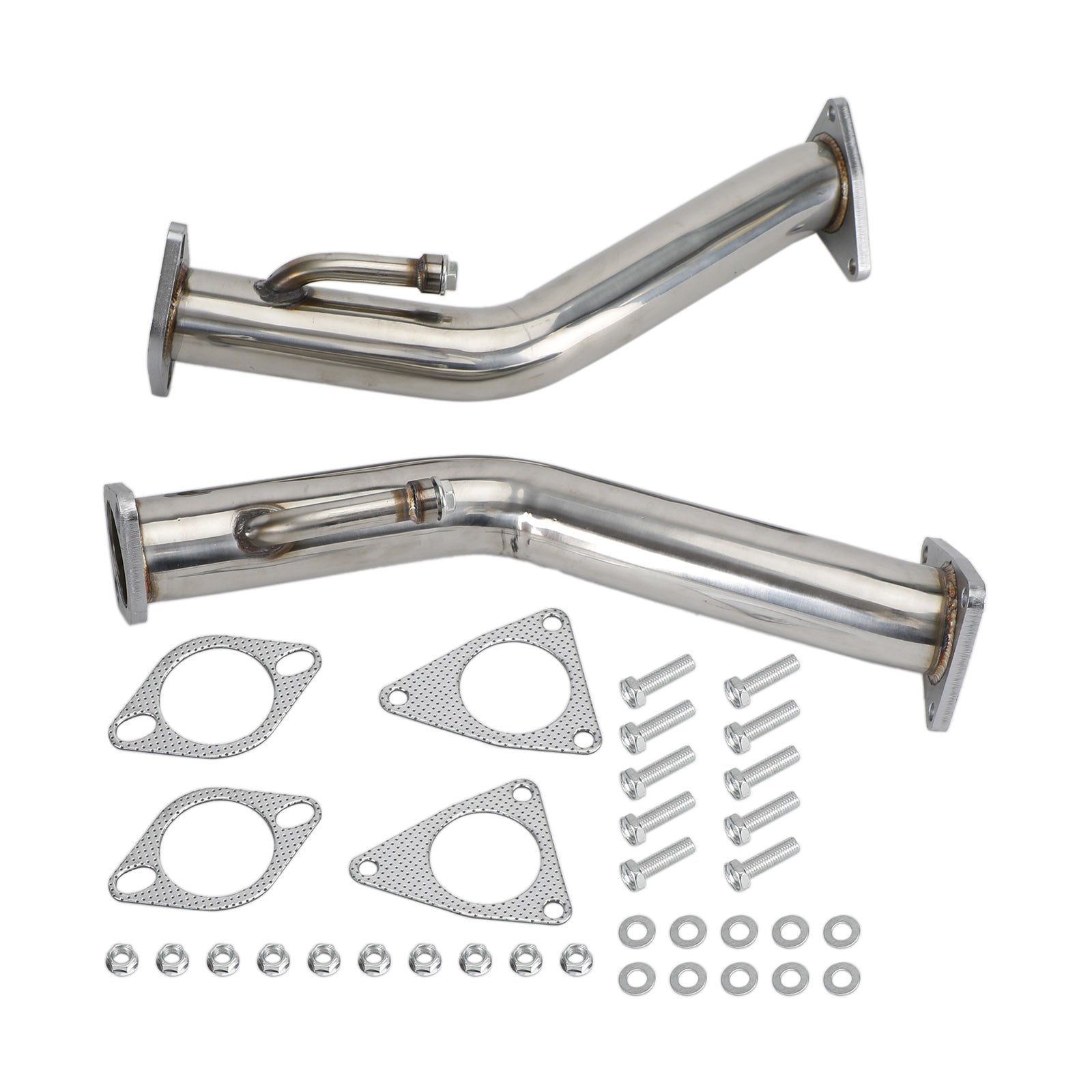 2.5 Inch Exhaust Test Pipes Downpipe Kit for Infiniti Q50 Q60 3.7L Engine