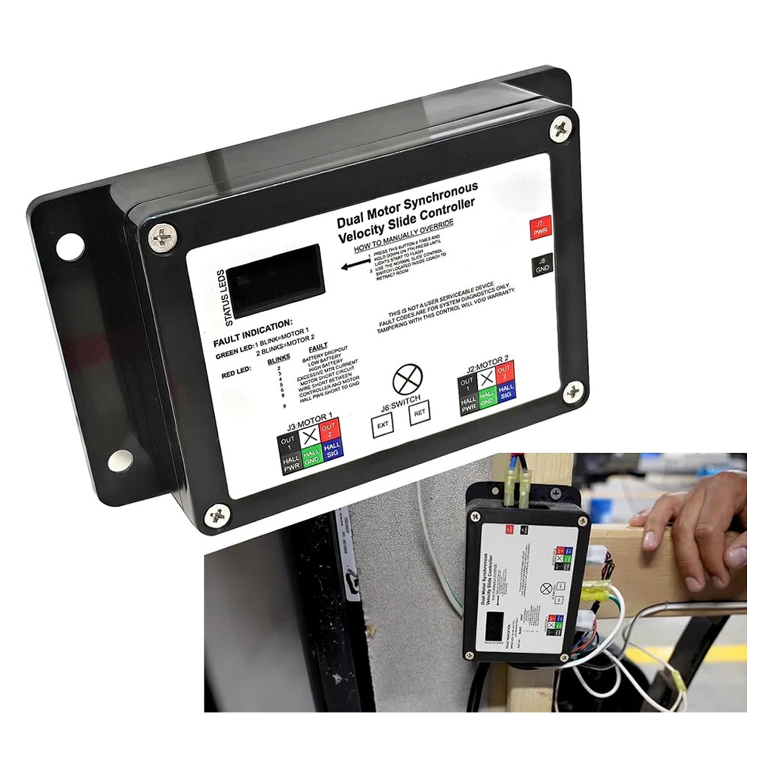 13398-D0 Lippert V-Sync II Synchronous Dual Motor Slide Velocity Controller