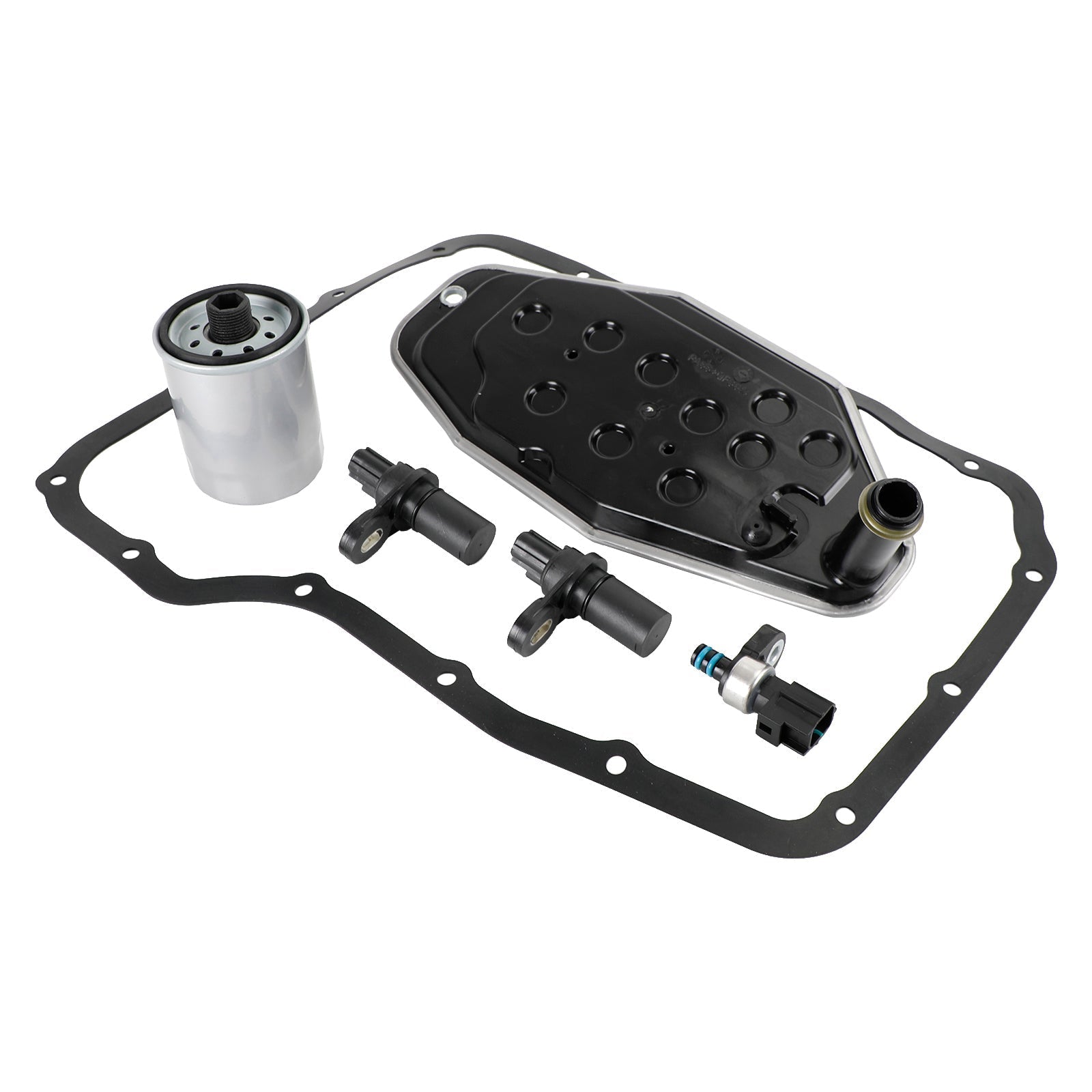 2000-2011 Dodge Pickup/Dakota 45RFE 545RFE 68RFE Transmission Sensors Set With 4WD Filter Kit Pan Gasket
