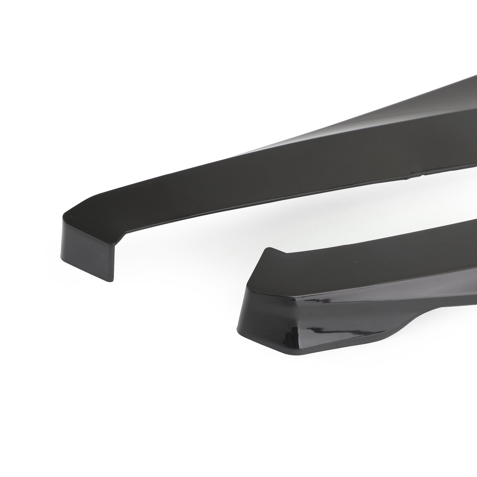 19 Inch Generic Rear Bumper Splitter Canard Diffuser Fin Spoiler Lip Valence Gloss Black
