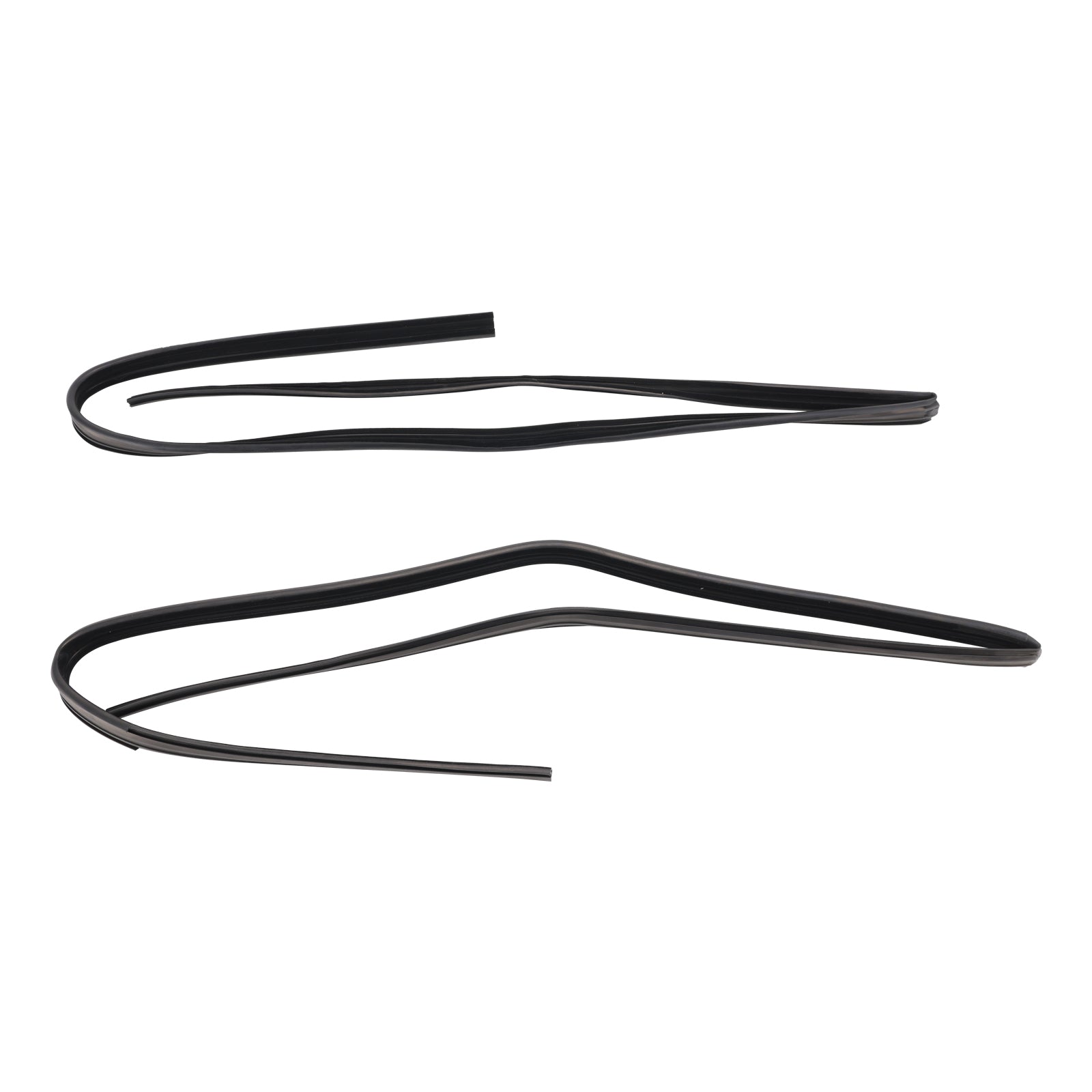 Ford Truck F150 Front Door Window Weatherstrip 4-Piece Sweep with 2-Piece Seal Belt Kit 1987-1996