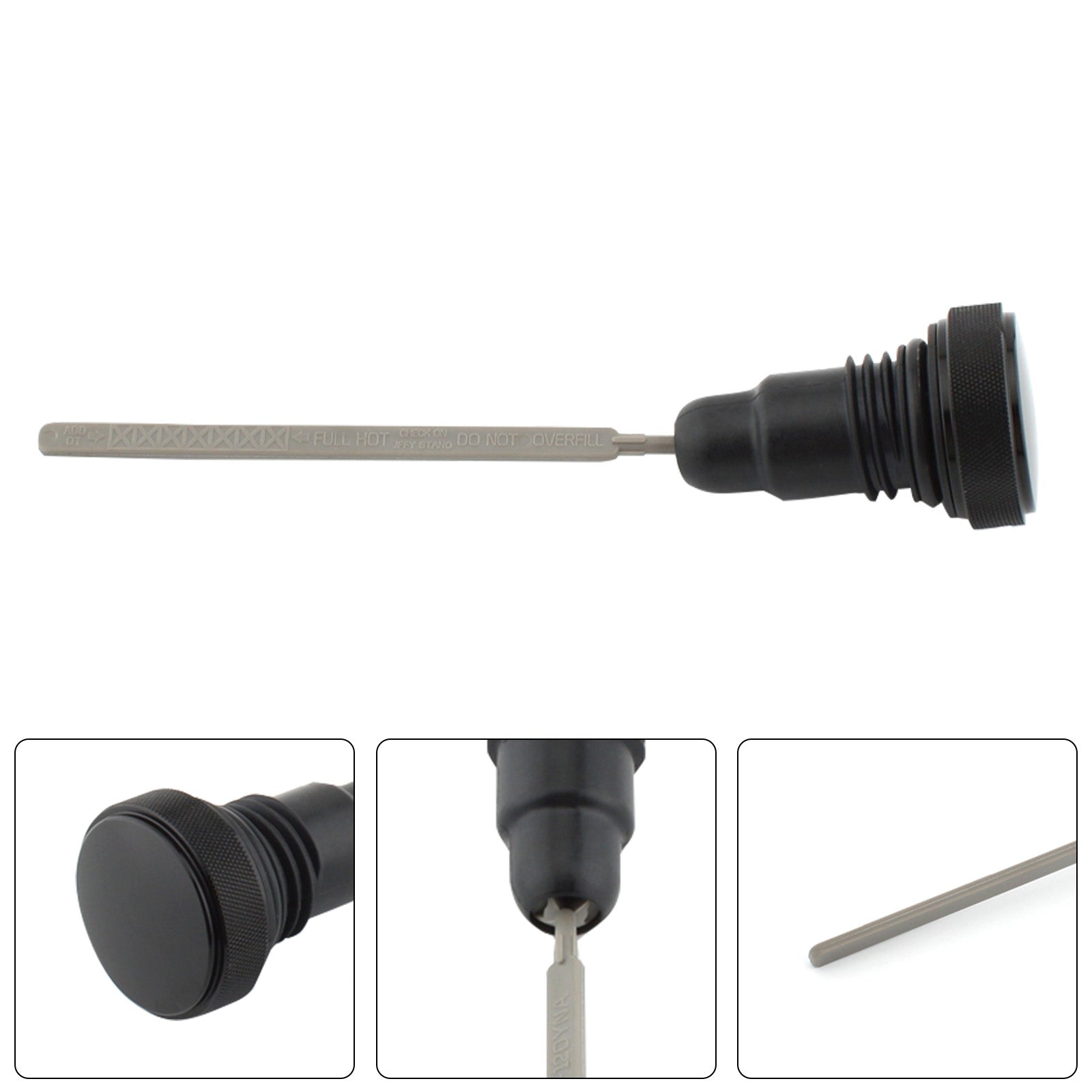 0710-0153 FXD Dyna Engine Oil Dipstick Cap Plug 2006 to 2017