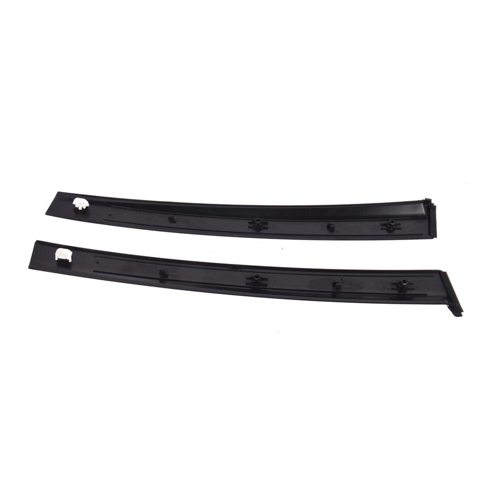 1992 1993 1994 1995 Honda Civic 2-Door 3-Door Coupe Hatchback Door Sash Pillar Trim Garnish Pair SLJ-1173A-BK
