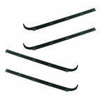 Ford F250 1987-1996 Front Door Window Sweep and Weatherstrip Seal Kit 8 Piece Set