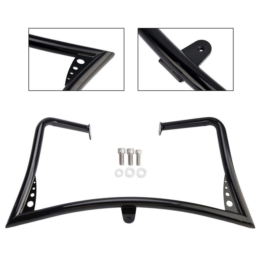 Harley Davidson Electra Glide Classic FLHTC Black Engine Guard Crash Bar Frame Protector 1997-2008