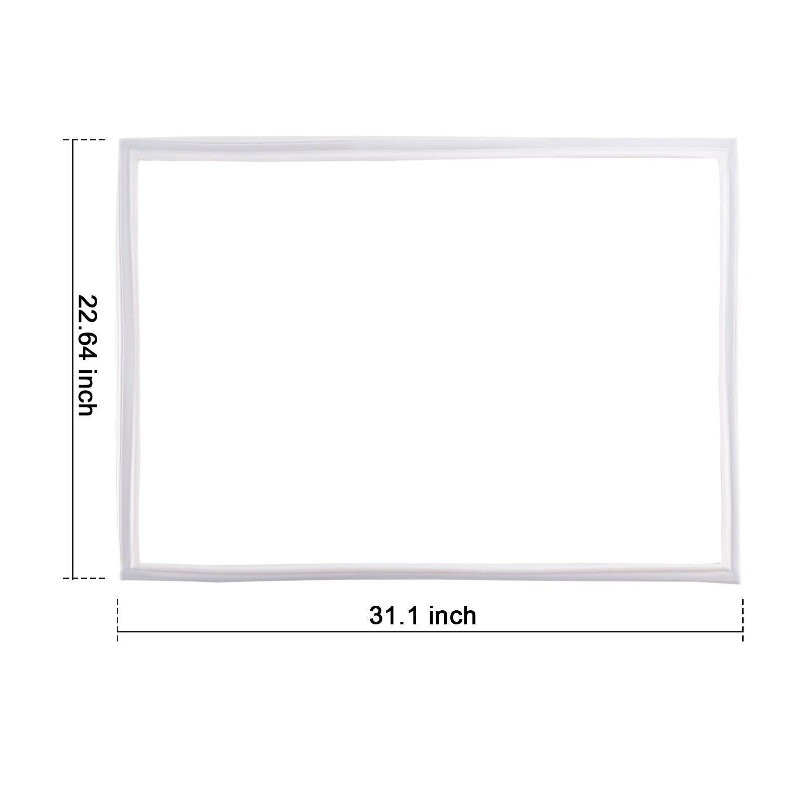 Kenmore Refrigerator Freezer Door Gasket Set W10443315 Compatible with W10571962 W10130894
