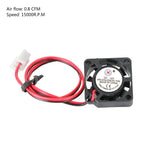 12V Brushless DC Cooling Blower Fan 2 Pin 20x20x6mm 0.06A 2006