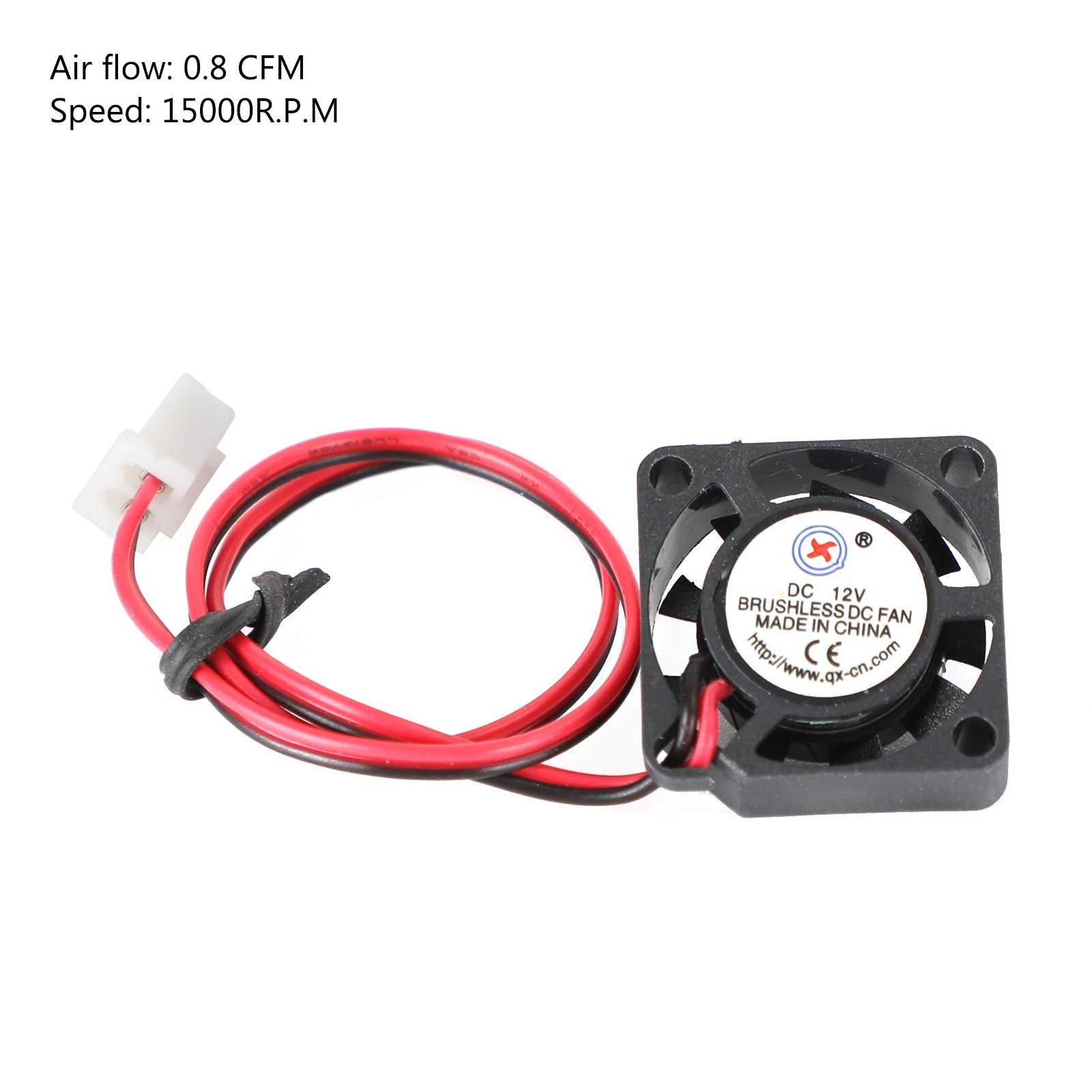 12 Volt 2 Pin Brushless Blower Cooling Fan 20x20x6mm 0.06A 2006