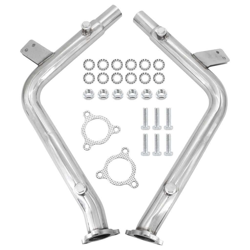 Stainless Steel Downpipe Exhaust for 2000-2004 Porsche Boxster 986 2.7L 3.2L