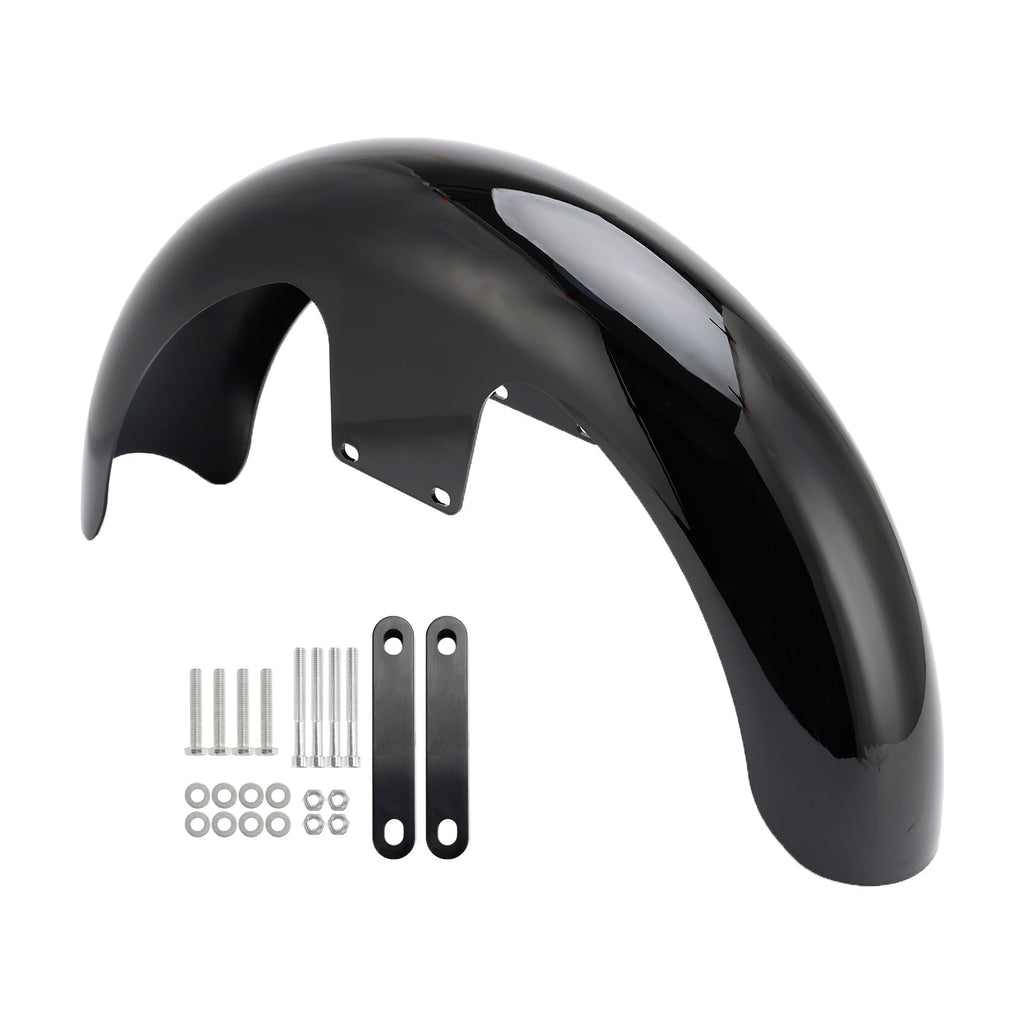19" Front Fender Wrap ABS For Harley Touring Models Electra Street Road Glide FLHT FLHR Baggers