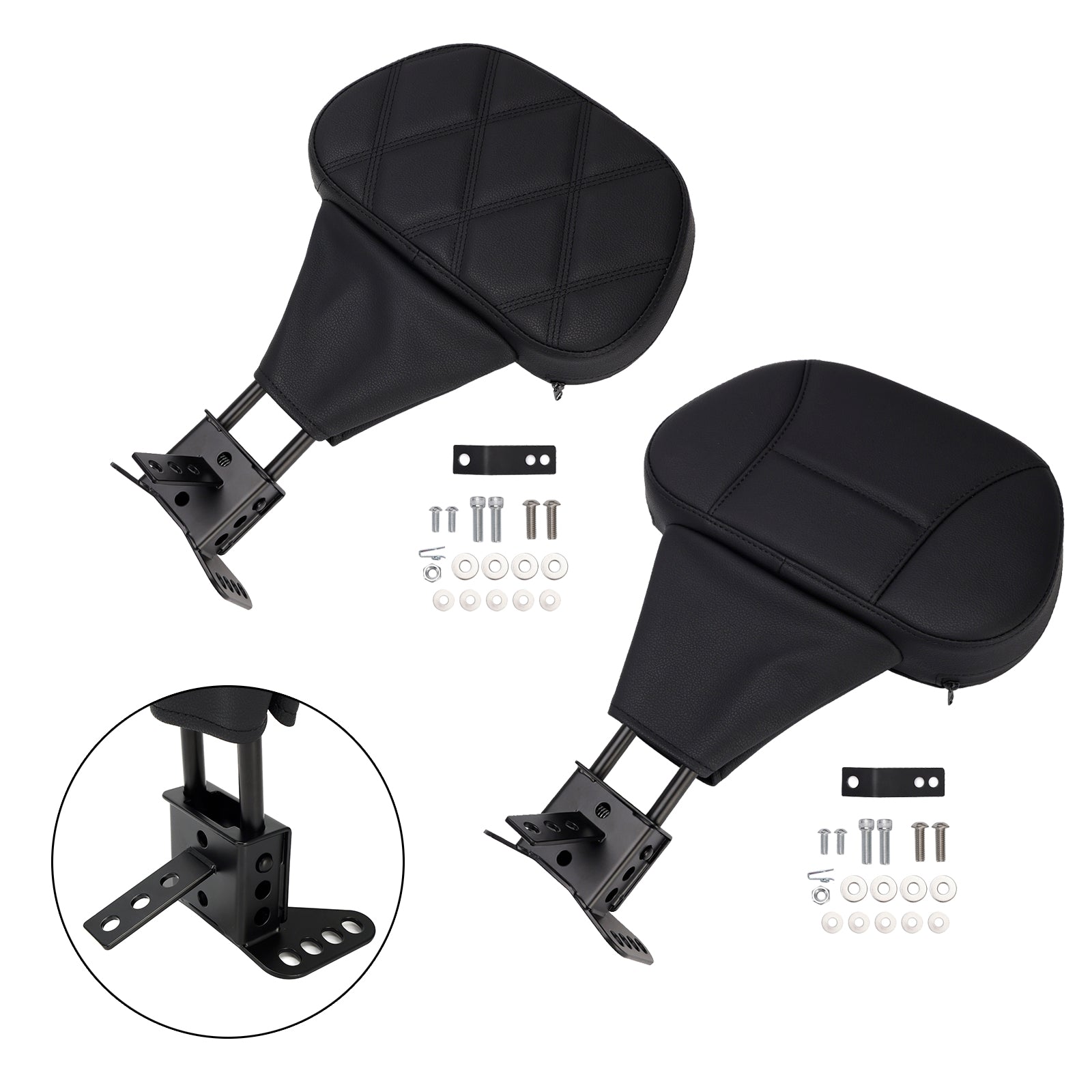 Tri Glide Road King Road Glide Street Electra 1988-2008 Driver Backrest Pad