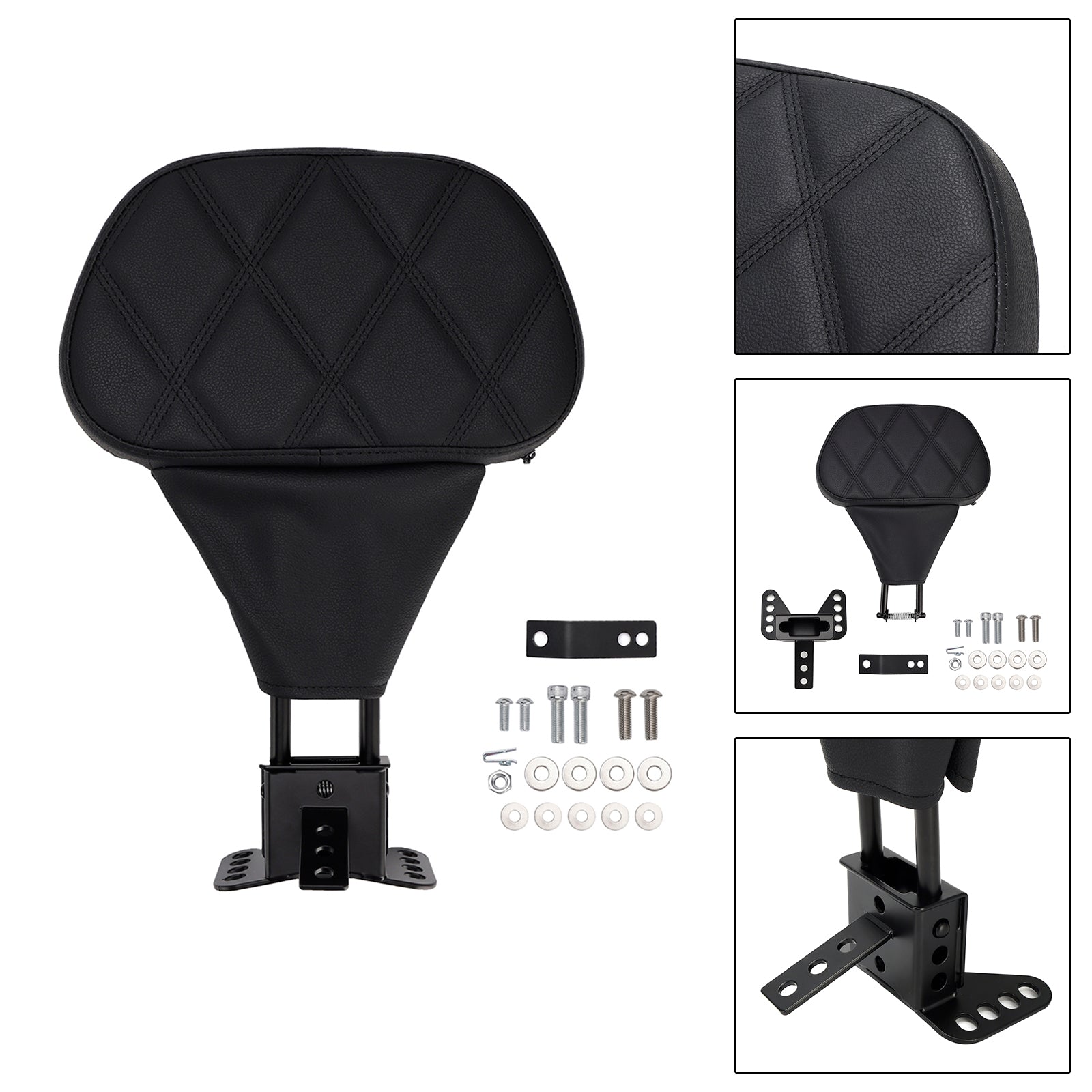 Tri Glide Road King Road Glide Street Electra 1988-2008 Driver Backrest Pad