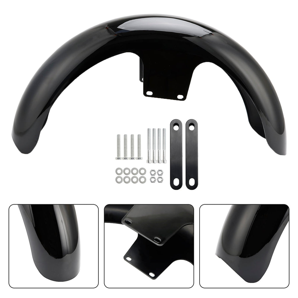 19 Inch Front Fender Wrap ABS Plastic For Harley Touring Electra Street Road Glide FLHT FLHR