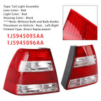 1997 1998 1999 2000 2001 2002 2003 2004 2005 VW Bora MK4 Tail Light Pair 1J5945095AA