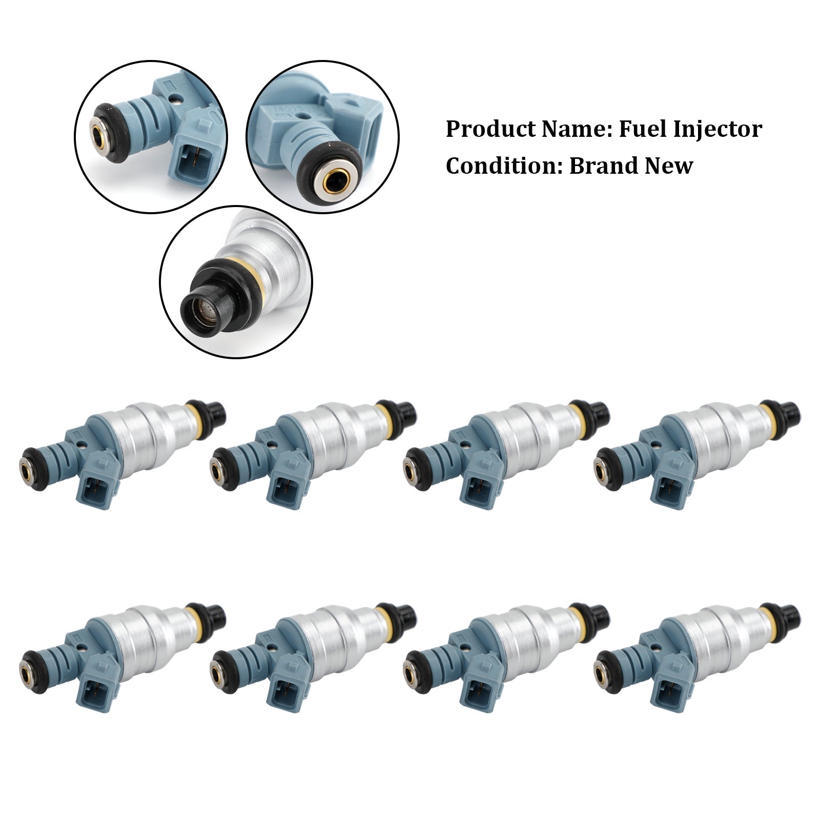 1988 1989 1990 1991 Ford E-250 E-350 V8 7.5L 8 Fuel Injectors 822-11120 0280150759