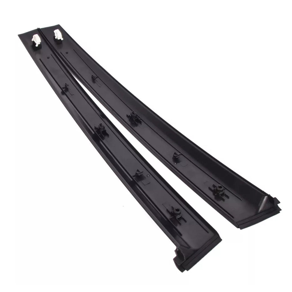 1992-1995 Honda Civic Coupe Hatchback Left Right Door Pillar Sash Trim Garnish Set SLJ-1173A-BK